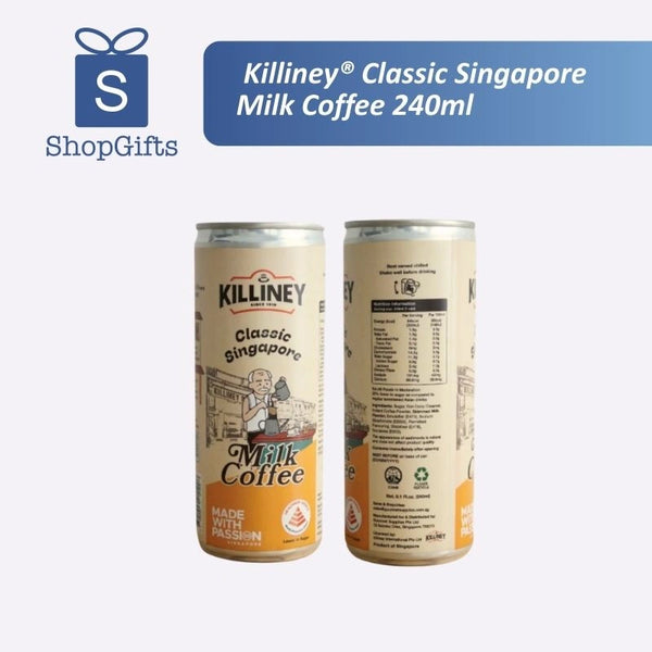 KillineyĀ® Classic Singapore Milk Coffee 240ml