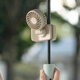 Clip Fan with Umbrella Shade & USB Charging