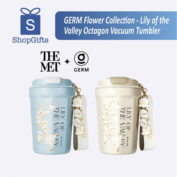 GERM Flower Collection Lily of the Valley Octagon Vacuum Tumbler
