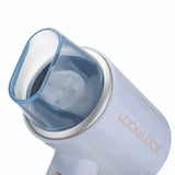 Lock&Lock container with blue lid on a white background