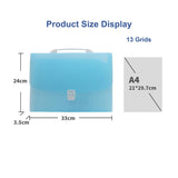 Briefcase Expanding File Folder Organizer