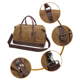 Canvas Leather Duffle Bag