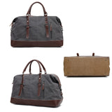 Canvas Leather Duffle Bag