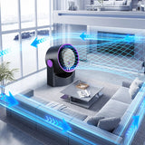 This fan has powerful functions and can even circulate air throughout the entire room