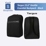 Targus 15.6” Geolite Essential Backpack - Black