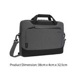 Slim and eco-friendly laptop slipcase with padded protection.