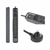 Targus "Smart Surge 4 Plus" with USB-C PD Port (UK)