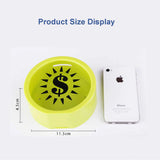 Stylish coin bank perfect for gifting or corporate branding, customizable with logos for promotional use.