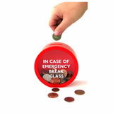 Minimalist coin bank made from eco-friendly materials, great for everyday savings and sustainable corporate giveaways.