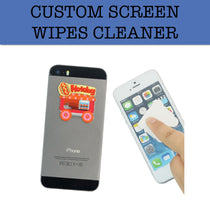 custom screen wipes corporate gift door gift