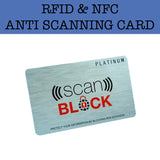 anti theft rfid scanning card corporate gifts door gift