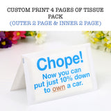 wallet tissue corporate gifts