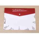 customised a4 button plastic file corporate gifts door gifts