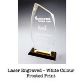 sg-24 trevo acrylic award plaque corporate gifts door gift