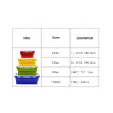 collapsible foldable lunch box corporate gifts door gift