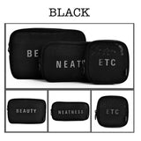 black toiletries pouch corporate gifts door gifts