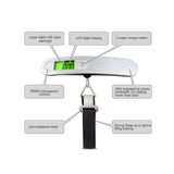 metallic led luggage scale corporate gifts door gifts