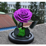 roses in glass dome corporate gifts door gift