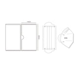 plastic mask folder holder mask case corporate gifts door gift