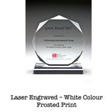 sg-27 hexa acrylic award plaque corporate gifts door gift