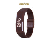 brown led digital watch corporate gift door gift