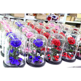 roses in glass dome corporate gifts door gift