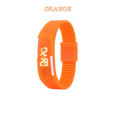 orange led digital watch corporate gift door gift