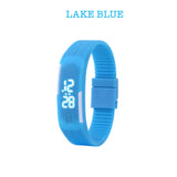 lake blue led digital watch corporate gift door gift