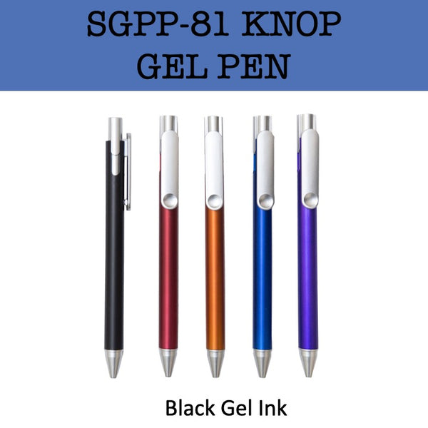 knop promotional plastic gel pen corporate gifts door gift