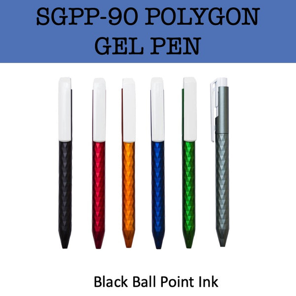 polygon plastic gel promotional pen corporate gifts door gift