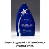 sg-58 bluestar acrylic award plaque corporate gifts door gift