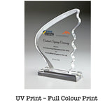 sg-68 angel wing acrylic award plaque corporate gifts door gift