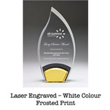 sg-72 flame acrylic award plaque corporate gifts door gift