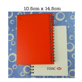 plastic small ring notebook corporate gifts
