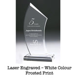 sg-1009 malfa acrylic award plaque corporate gifts door gift