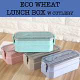 eco wheat lunch box cutlery corporate gifts door gift