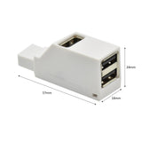 mini 3-port 2.0 usb hub corporate gifts door gift giveaway