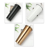 500ml double wall full ss cup with straw door gifts corporate gift