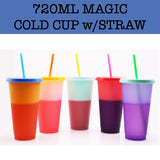 Magic Cold Cup Straw Tumbler1