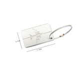aluminium luggage tag corporate gift