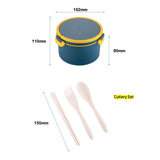 eco-77 circular lunchbox with cutlery door gifts corporate gift