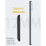 magnetic 5000mAh wireless powerbank corporate gifts door gift giveaway