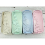 3 layer wheat straw lunch box corporate gifts door gift giveaway