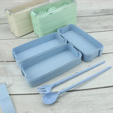 3 layer wheat straw lunch box corporate gifts door gift giveaway