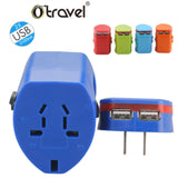 blue travel adapter corporate gifts