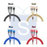 3 in 1 flashy usb charging cable corporate gifts door gifts