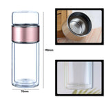 double wall infuse glass bottle tumbler corporate gift door gifts giveaway