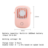USB portable handsfree neck fan corporate gifts door gift giveaway