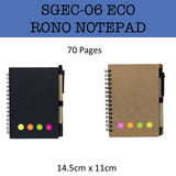 eco friendly rono notepad notebook corporate gifts door gift