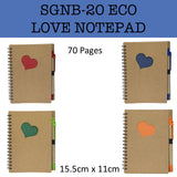eco friendly love notepad notebook corporate gifts door gift
